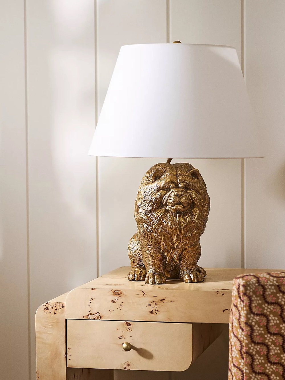 Anthropologie Icon Dog Table Lamp
